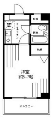 シャルム白楽の物件間取画像